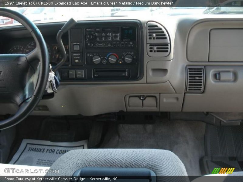 Emerald Green Metallic / Medium Dark Pewter 1997 Chevrolet C/K K1500 Extended Cab 4x4