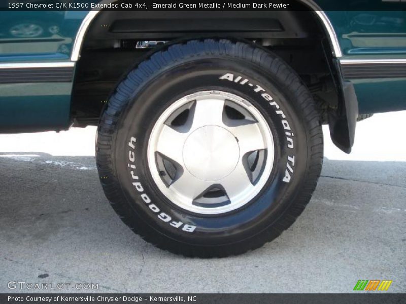 Emerald Green Metallic / Medium Dark Pewter 1997 Chevrolet C/K K1500 Extended Cab 4x4