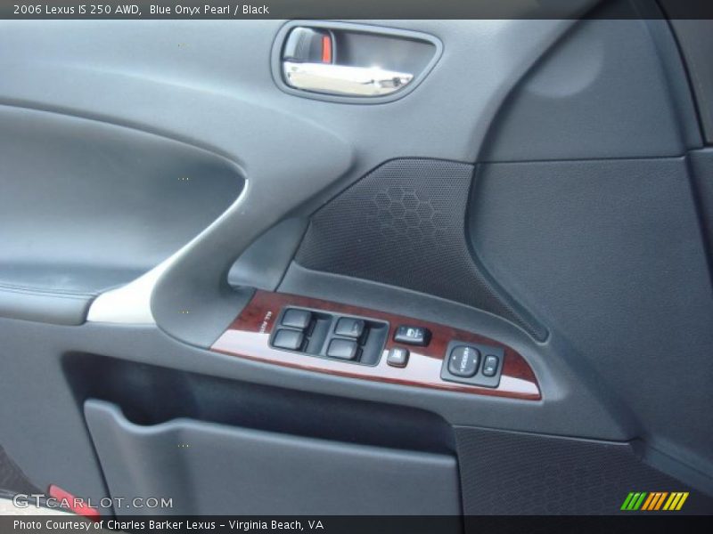 Blue Onyx Pearl / Black 2006 Lexus IS 250 AWD