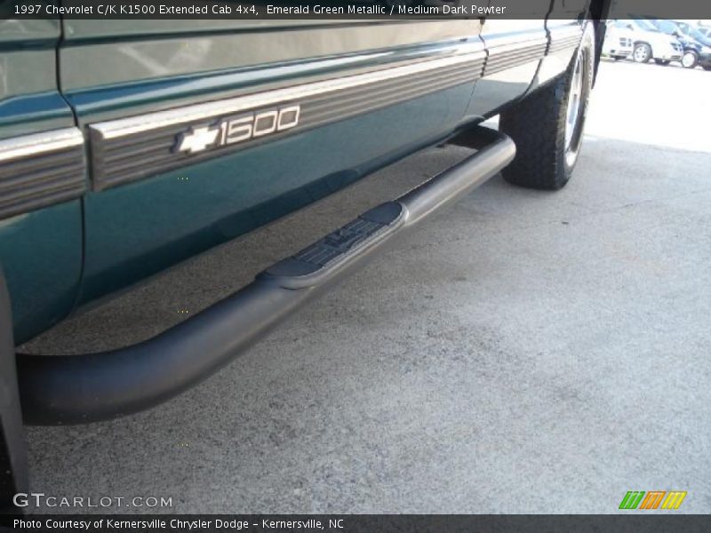 Emerald Green Metallic / Medium Dark Pewter 1997 Chevrolet C/K K1500 Extended Cab 4x4