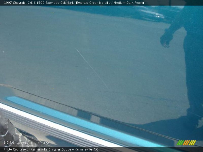 Emerald Green Metallic / Medium Dark Pewter 1997 Chevrolet C/K K1500 Extended Cab 4x4