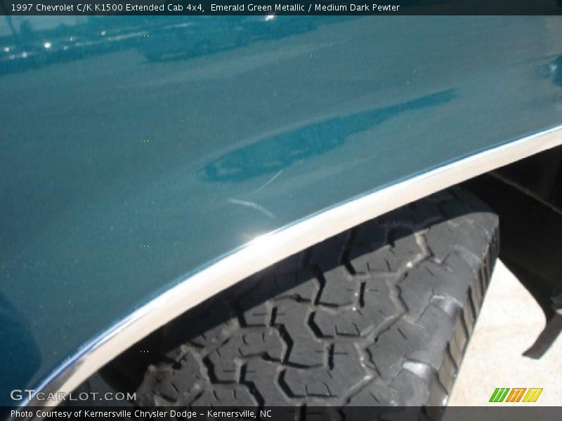 Emerald Green Metallic / Medium Dark Pewter 1997 Chevrolet C/K K1500 Extended Cab 4x4
