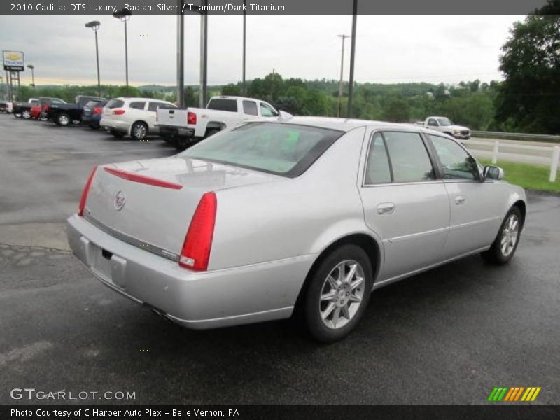 Radiant Silver / Titanium/Dark Titanium 2010 Cadillac DTS Luxury