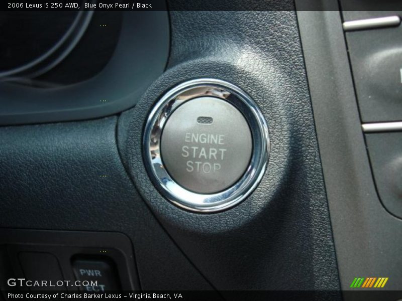 Blue Onyx Pearl / Black 2006 Lexus IS 250 AWD