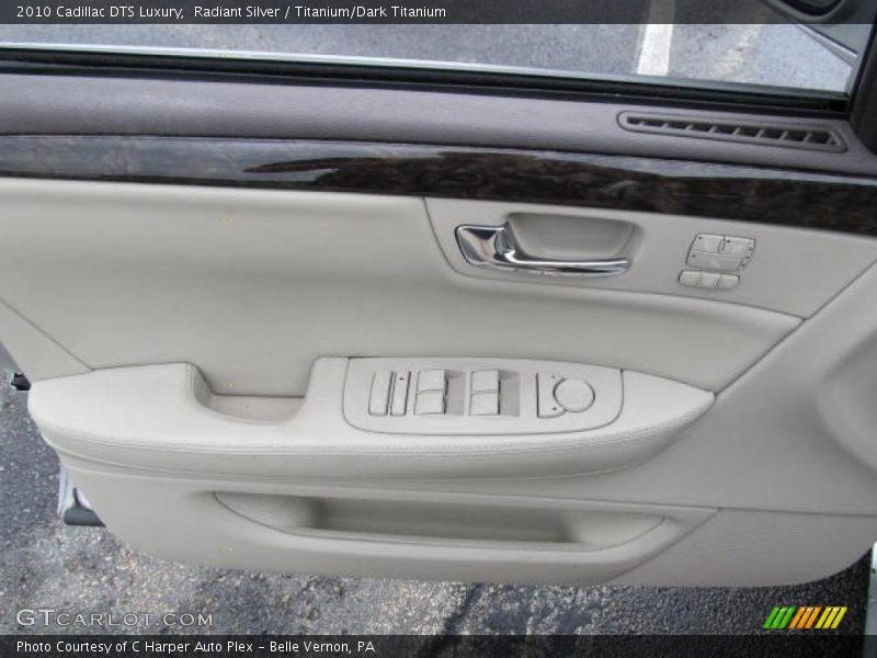 Radiant Silver / Titanium/Dark Titanium 2010 Cadillac DTS Luxury