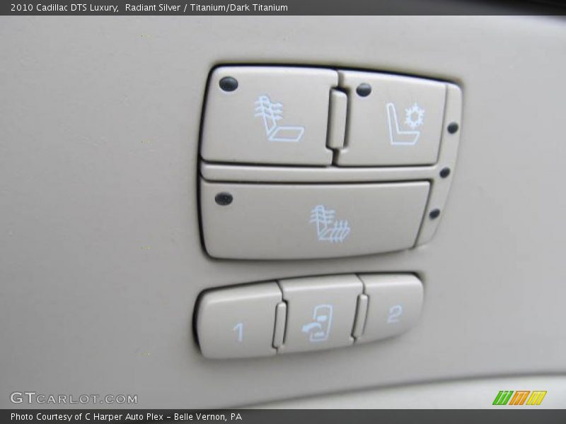 Radiant Silver / Titanium/Dark Titanium 2010 Cadillac DTS Luxury