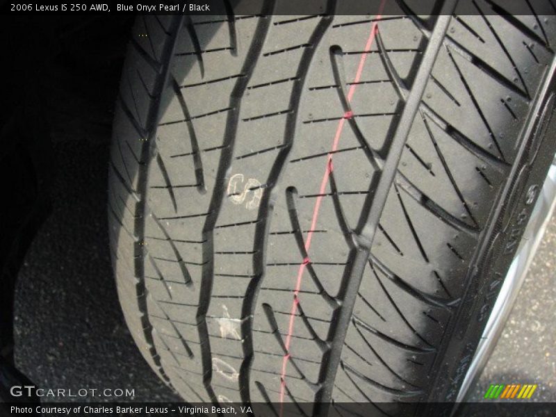 Blue Onyx Pearl / Black 2006 Lexus IS 250 AWD
