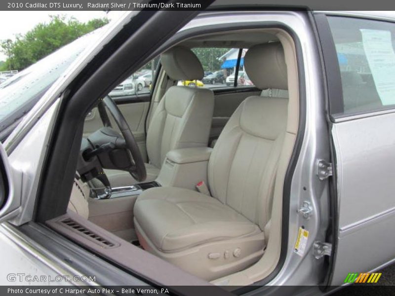 Radiant Silver / Titanium/Dark Titanium 2010 Cadillac DTS Luxury