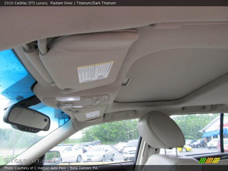 Radiant Silver / Titanium/Dark Titanium 2010 Cadillac DTS Luxury