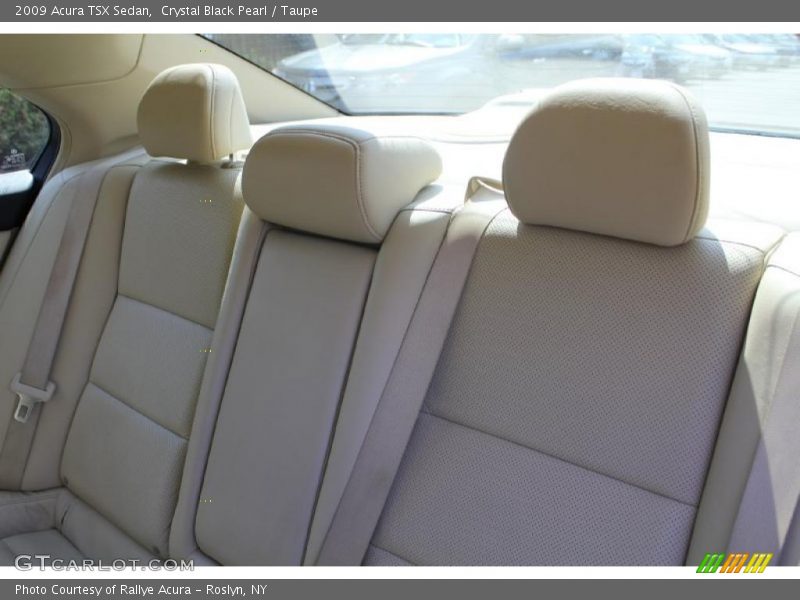 Crystal Black Pearl / Taupe 2009 Acura TSX Sedan