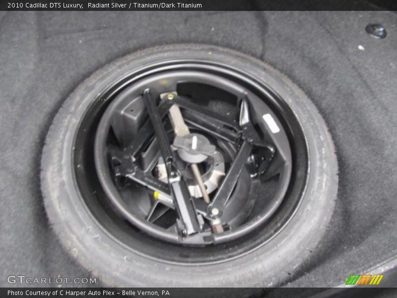 Radiant Silver / Titanium/Dark Titanium 2010 Cadillac DTS Luxury