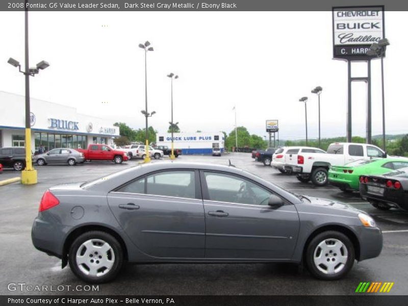 Dark Steel Gray Metallic / Ebony Black 2008 Pontiac G6 Value Leader Sedan