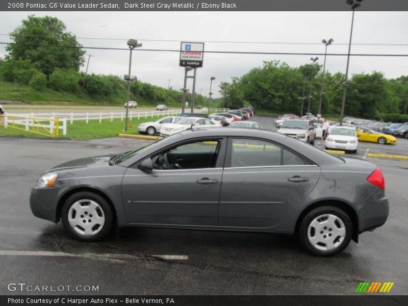 Dark Steel Gray Metallic / Ebony Black 2008 Pontiac G6 Value Leader Sedan