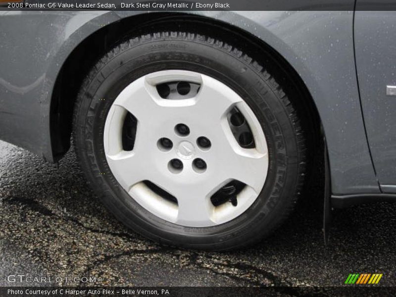 Dark Steel Gray Metallic / Ebony Black 2008 Pontiac G6 Value Leader Sedan