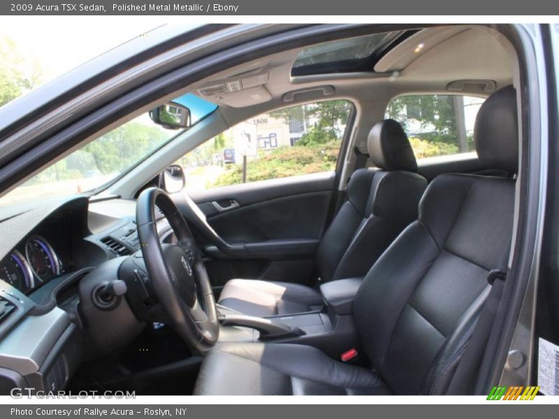 Polished Metal Metallic / Ebony 2009 Acura TSX Sedan