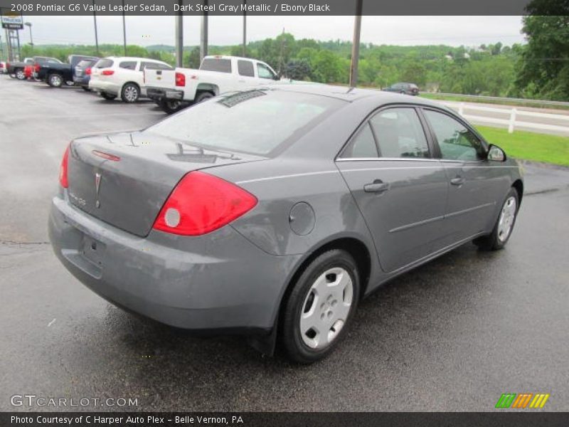 Dark Steel Gray Metallic / Ebony Black 2008 Pontiac G6 Value Leader Sedan
