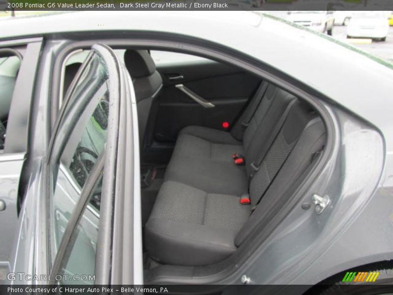 Dark Steel Gray Metallic / Ebony Black 2008 Pontiac G6 Value Leader Sedan