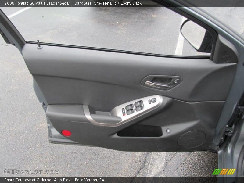 Dark Steel Gray Metallic / Ebony Black 2008 Pontiac G6 Value Leader Sedan