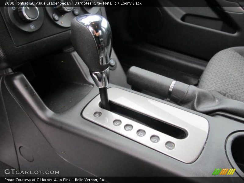 Dark Steel Gray Metallic / Ebony Black 2008 Pontiac G6 Value Leader Sedan