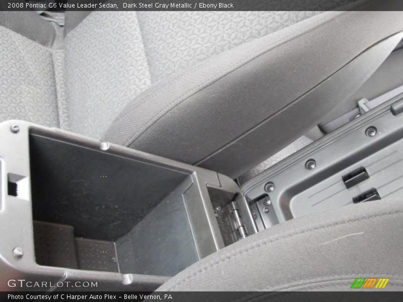 Dark Steel Gray Metallic / Ebony Black 2008 Pontiac G6 Value Leader Sedan