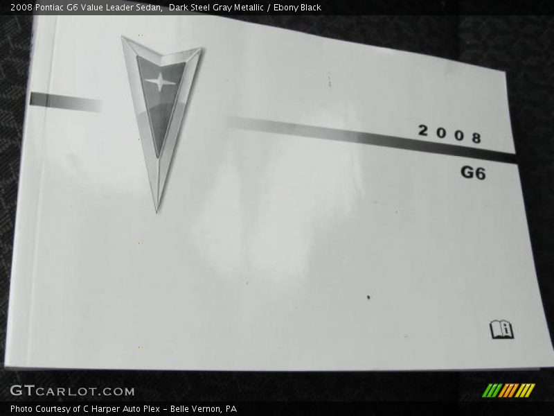 Dark Steel Gray Metallic / Ebony Black 2008 Pontiac G6 Value Leader Sedan