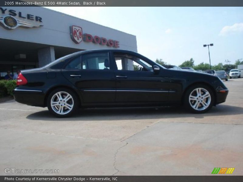 Black / Black 2005 Mercedes-Benz E 500 4Matic Sedan