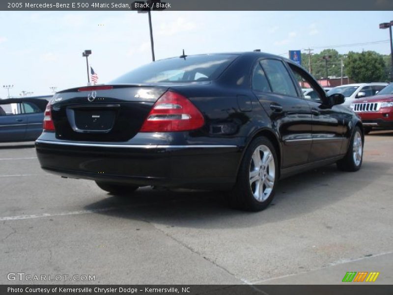 Black / Black 2005 Mercedes-Benz E 500 4Matic Sedan