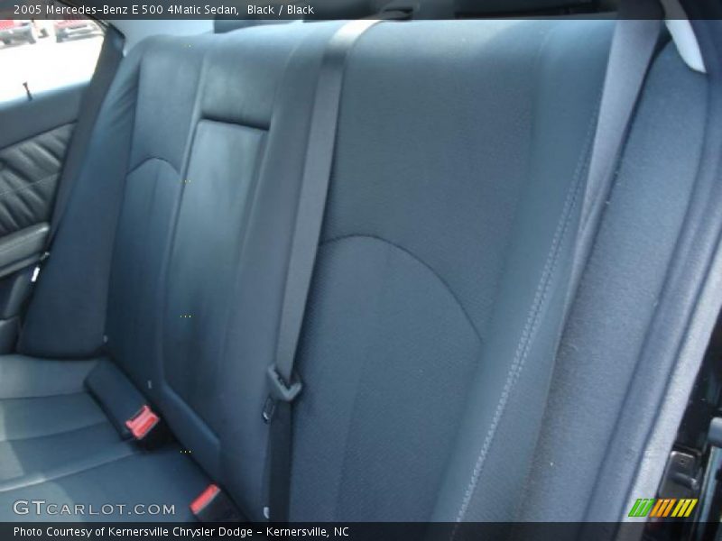 Black / Black 2005 Mercedes-Benz E 500 4Matic Sedan