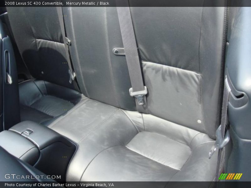 Mercury Metallic / Black 2008 Lexus SC 430 Convertible