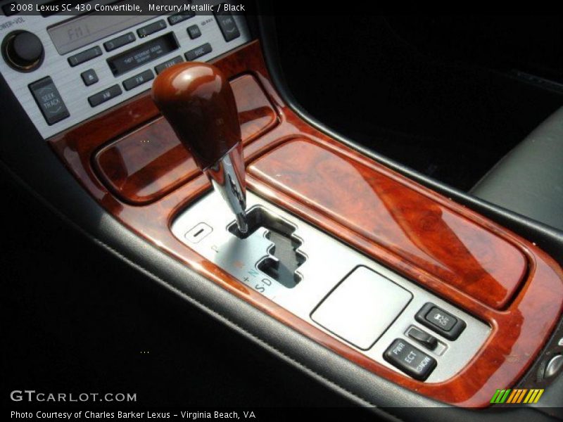  2008 SC 430 Convertible 6 Speed Sequential Shift Automatic Shifter