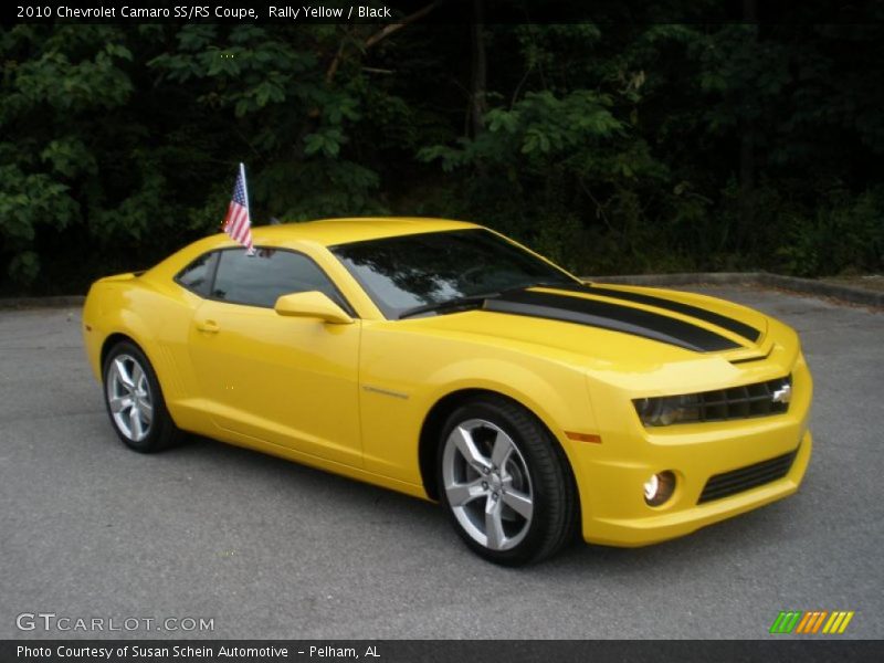 Rally Yellow / Black 2010 Chevrolet Camaro SS/RS Coupe
