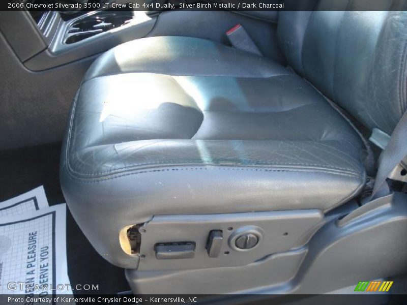 Silver Birch Metallic / Dark Charcoal 2006 Chevrolet Silverado 3500 LT Crew Cab 4x4 Dually