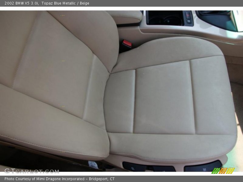 Topaz Blue Metallic / Beige 2002 BMW X5 3.0i