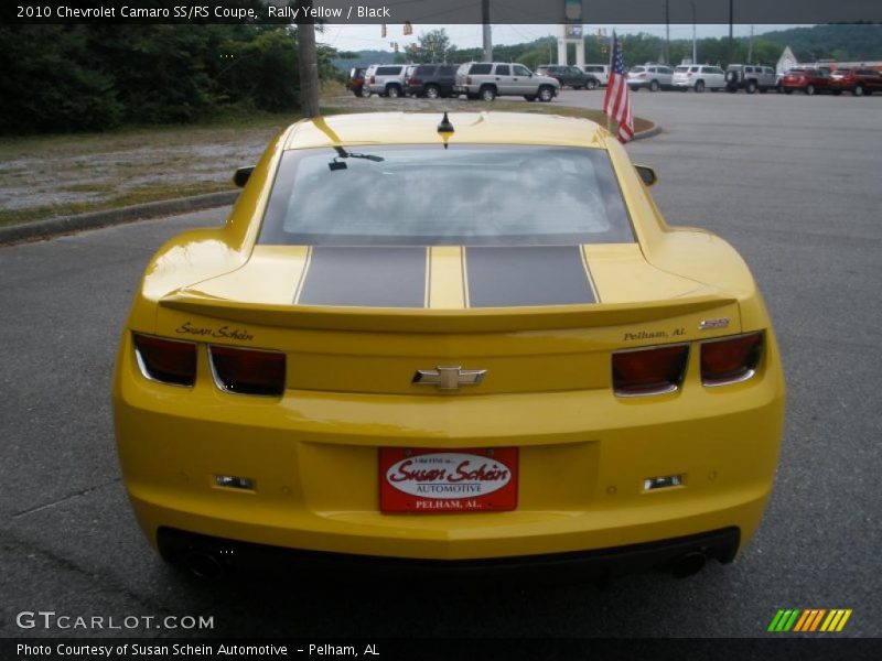Rally Yellow / Black 2010 Chevrolet Camaro SS/RS Coupe