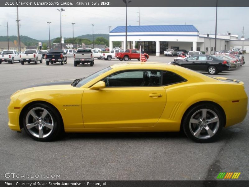 Rally Yellow / Black 2010 Chevrolet Camaro SS/RS Coupe
