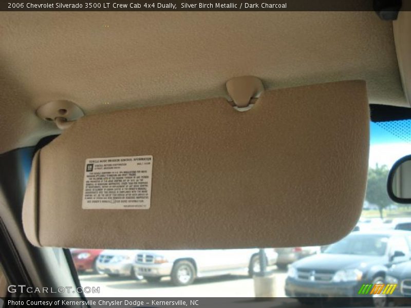 Silver Birch Metallic / Dark Charcoal 2006 Chevrolet Silverado 3500 LT Crew Cab 4x4 Dually
