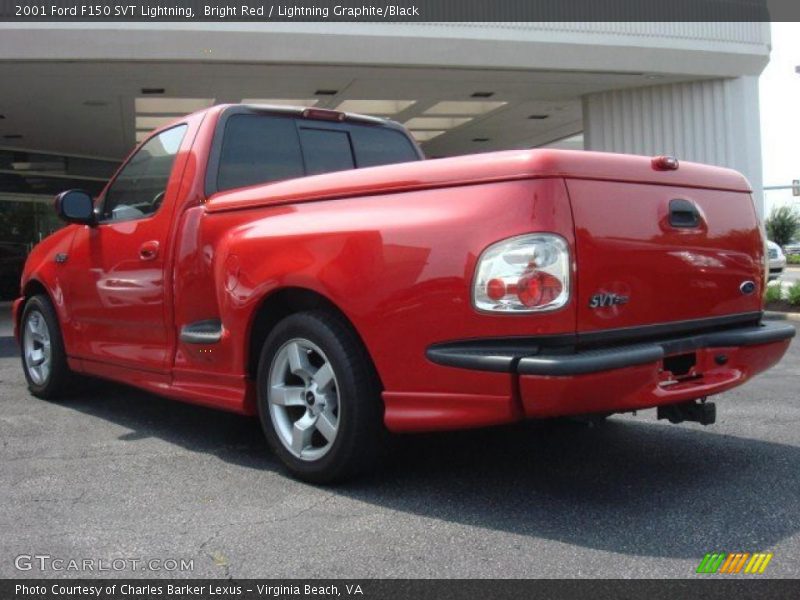 Bright Red / Lightning Graphite/Black 2001 Ford F150 SVT Lightning