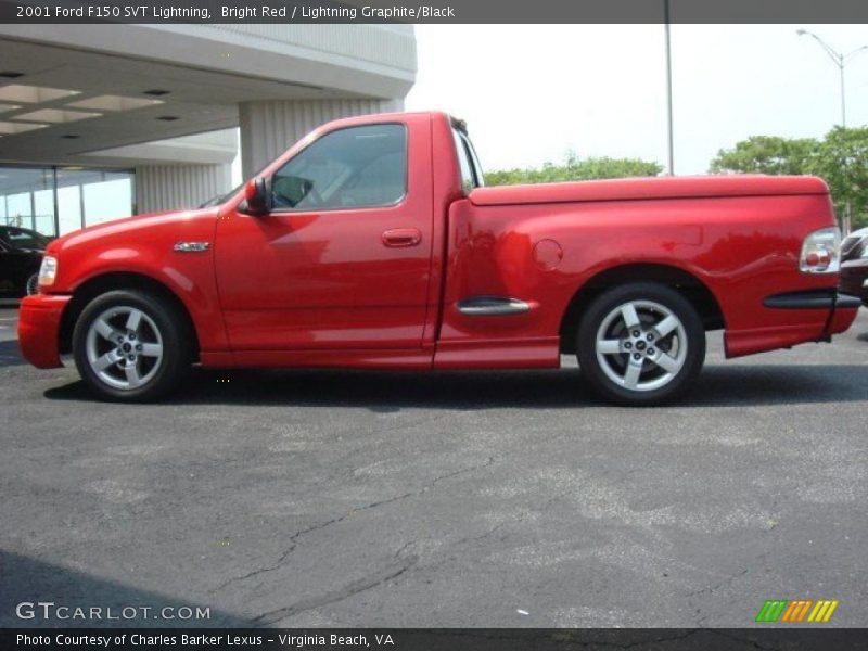 Bright Red / Lightning Graphite/Black 2001 Ford F150 SVT Lightning