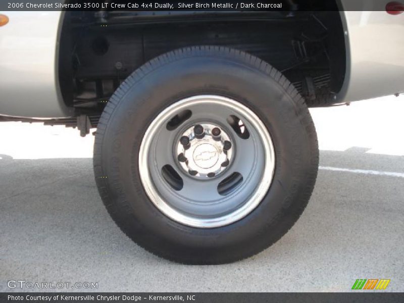 Silver Birch Metallic / Dark Charcoal 2006 Chevrolet Silverado 3500 LT Crew Cab 4x4 Dually