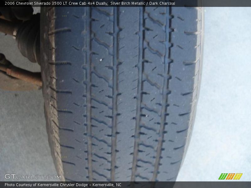 Silver Birch Metallic / Dark Charcoal 2006 Chevrolet Silverado 3500 LT Crew Cab 4x4 Dually