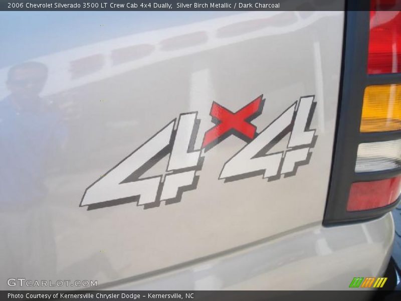 Silver Birch Metallic / Dark Charcoal 2006 Chevrolet Silverado 3500 LT Crew Cab 4x4 Dually