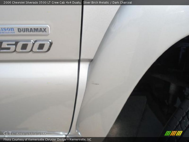 Silver Birch Metallic / Dark Charcoal 2006 Chevrolet Silverado 3500 LT Crew Cab 4x4 Dually