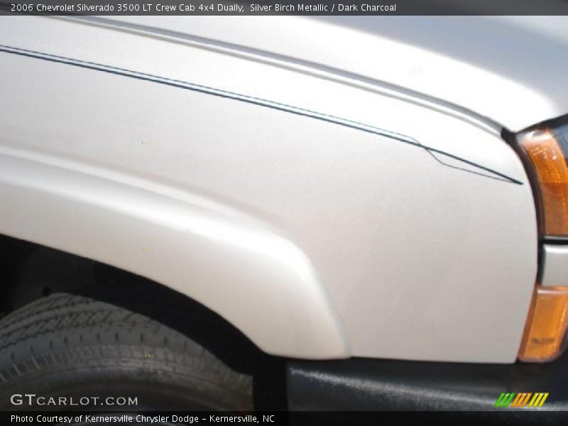 Silver Birch Metallic / Dark Charcoal 2006 Chevrolet Silverado 3500 LT Crew Cab 4x4 Dually