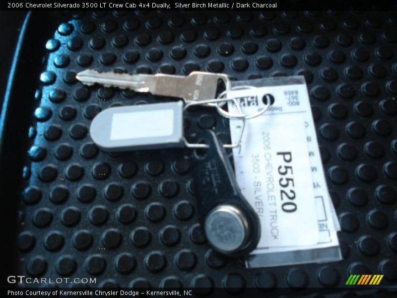 Silver Birch Metallic / Dark Charcoal 2006 Chevrolet Silverado 3500 LT Crew Cab 4x4 Dually