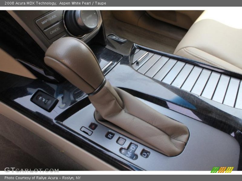 Aspen White Pearl / Taupe 2008 Acura MDX Technology