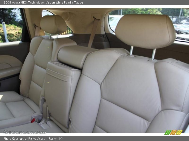 Aspen White Pearl / Taupe 2008 Acura MDX Technology