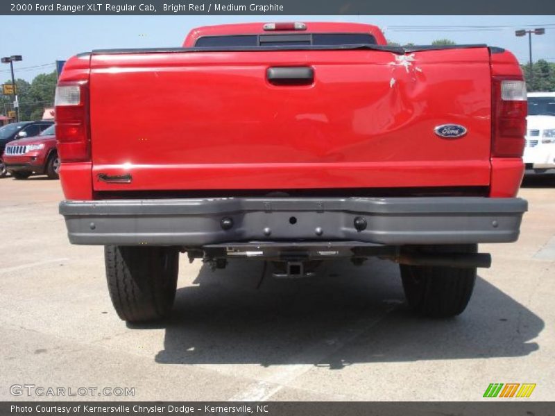 Bright Red / Medium Graphite 2000 Ford Ranger XLT Regular Cab