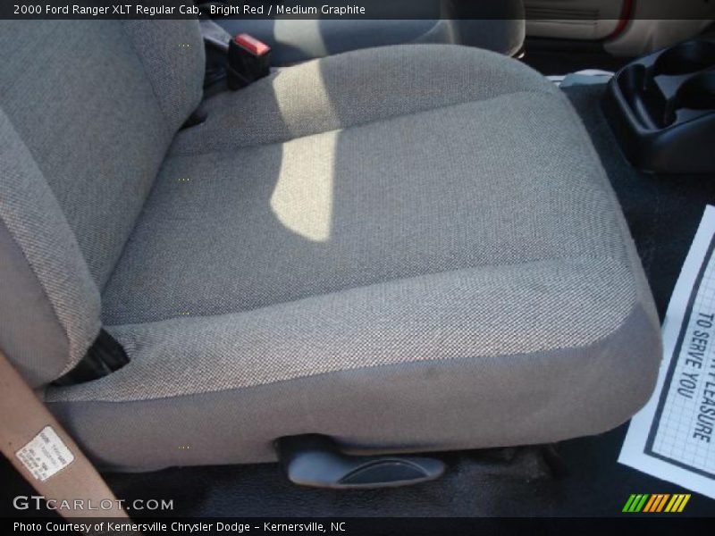 Bright Red / Medium Graphite 2000 Ford Ranger XLT Regular Cab