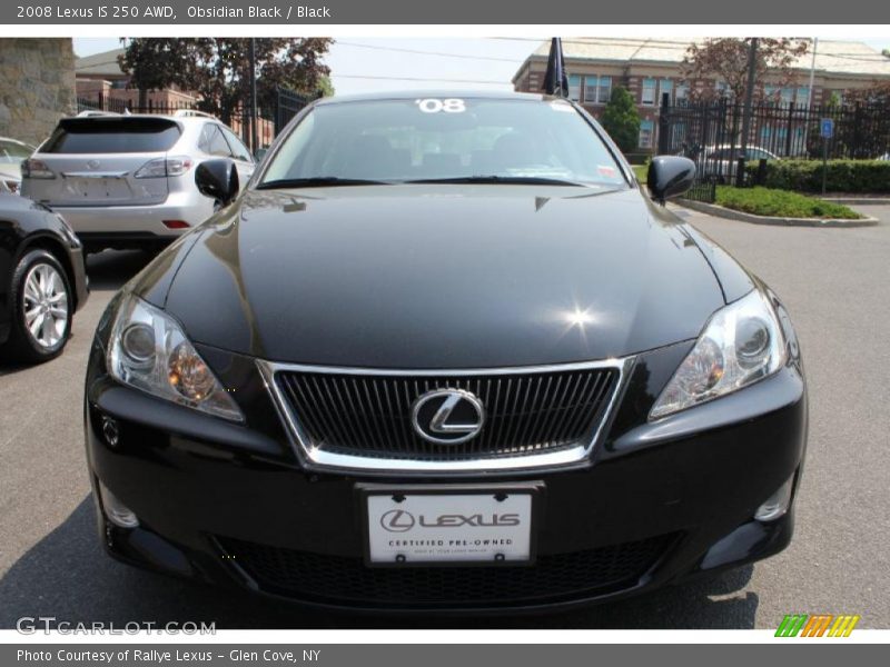 Obsidian Black / Black 2008 Lexus IS 250 AWD