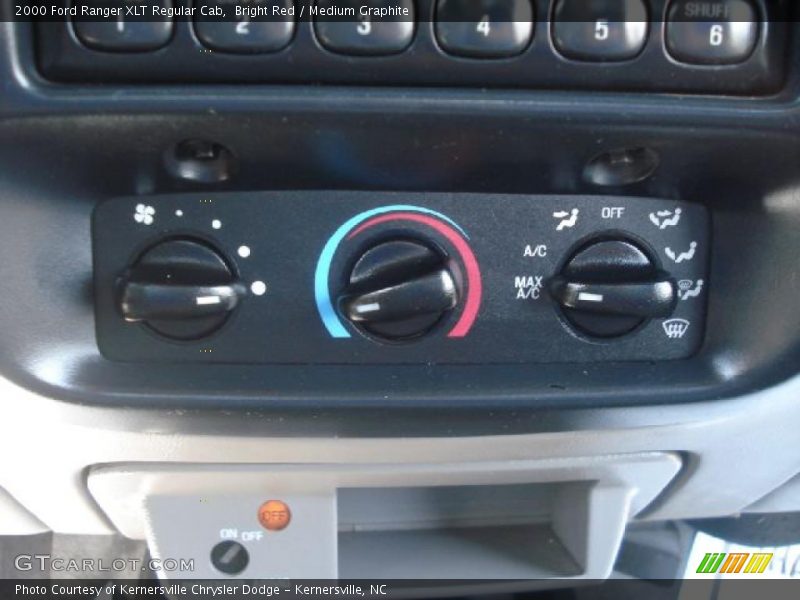 Bright Red / Medium Graphite 2000 Ford Ranger XLT Regular Cab